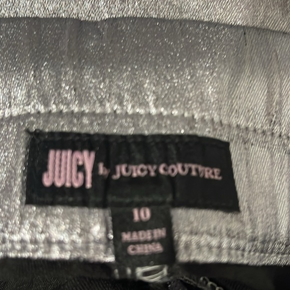 NWT Juicy Couture Women's Silver Pants - Picture 6 of 7